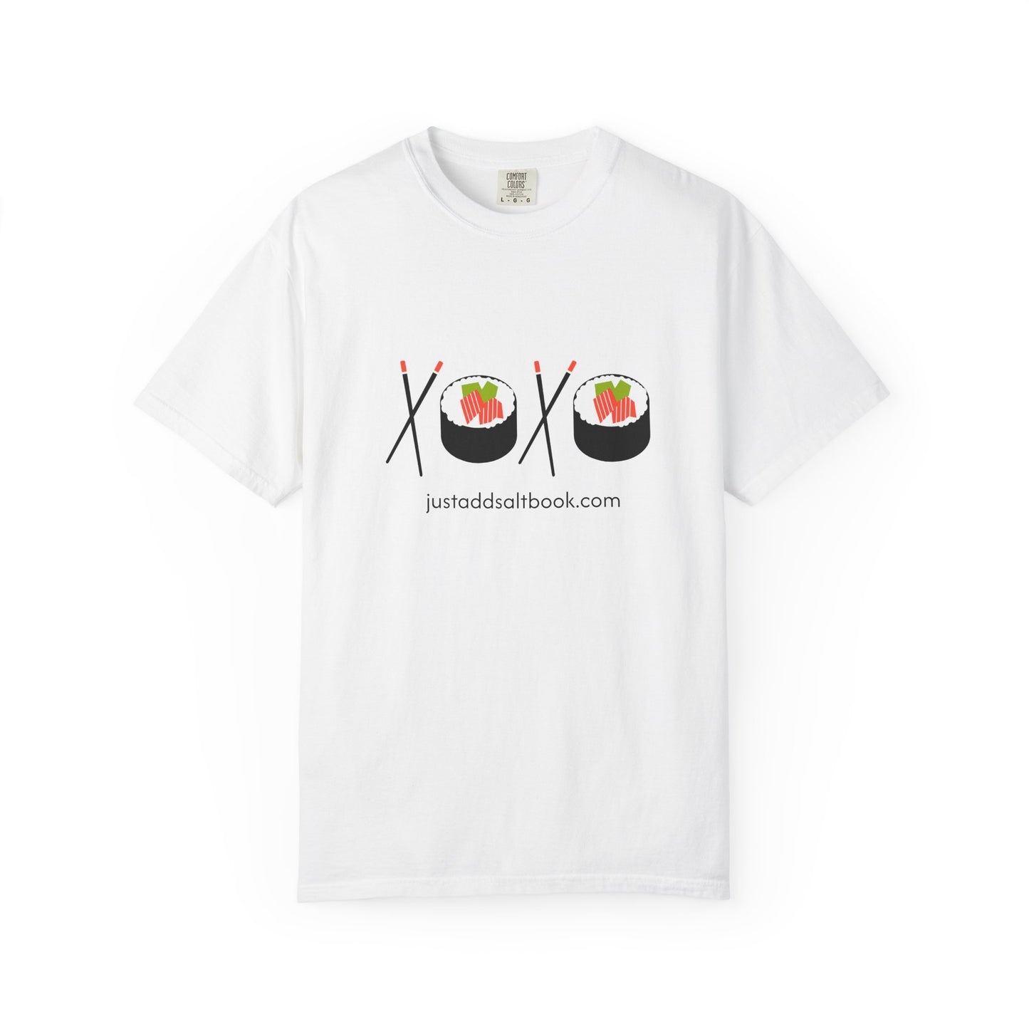Love Sushi XOXO T-shirt | Chopsticks Sushi Roll Graphic Tee