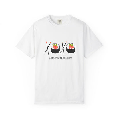 Love Sushi XOXO T-shirt | Chopsticks Sushi Roll Graphic Tee