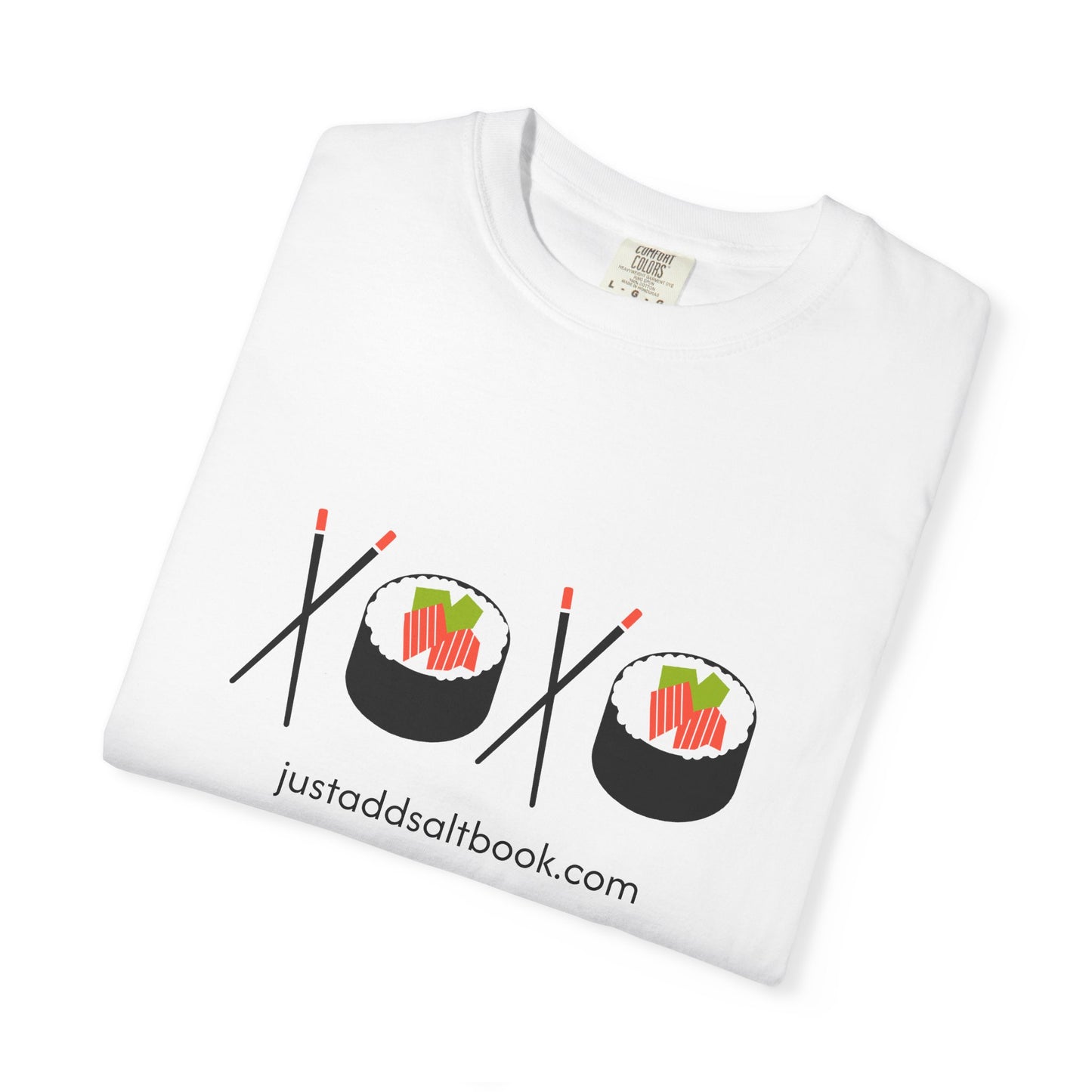 Love Sushi XOXO T-shirt | Chopsticks Sushi Roll Graphic Tee