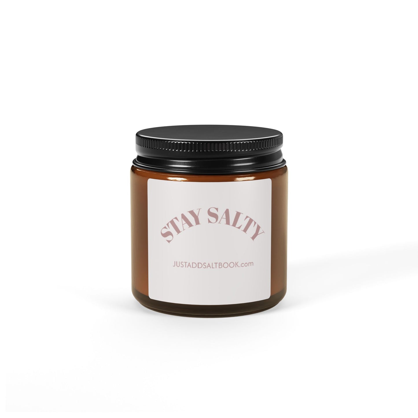 Stay Salty Scented Soy Candle (Multi-Size, Amber Jar)